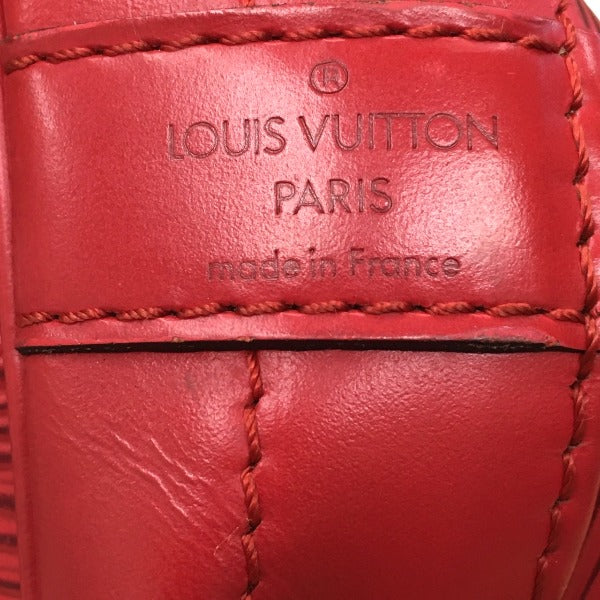 LOUIS VUITTON Shoulder Bag M44107 Epi Leather Castarian red Drawstring type Epi Petit Noe Women Used Authentic