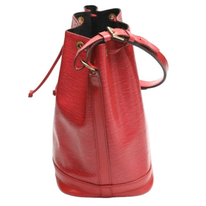 LOUIS VUITTON Shoulder Bag M44107 Epi Leather Castarian red Drawstring type Epi Petit Noe Women Used Authentic