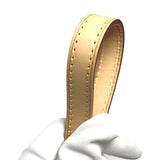 LOUIS VUITTON Shoulder strap Shoulder strap Nume leather beige unisex(Unisex) Used Authentic