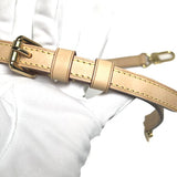 LOUIS VUITTON Shoulder strap Shoulder strap Nume leather beige unisex(Unisex) Used Authentic