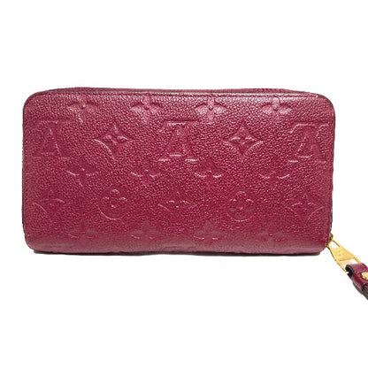 LOUIS VUITTON Long Wallet Purse M62214 Monogram Ann Platt Slys Zip Around Monogram Ann Platt Leather Zippy wallet Women Used Authentic