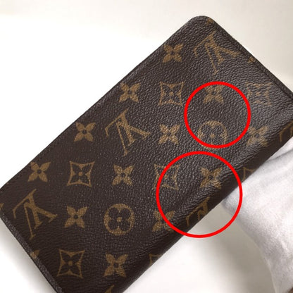 LOUIS VUITTON Long Wallet Purse M41896 Monogram canvas Coklico Zip Around Monogram Zippy wallet unisex(Unisex) Used Authentic