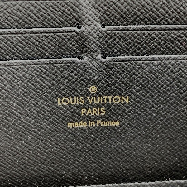 LOUIS VUITTON Long Wallet Purse M61855 Monogram canvas Noir Zip Around Monogram Zippy wallet unisex(Unisex) Used Authentic