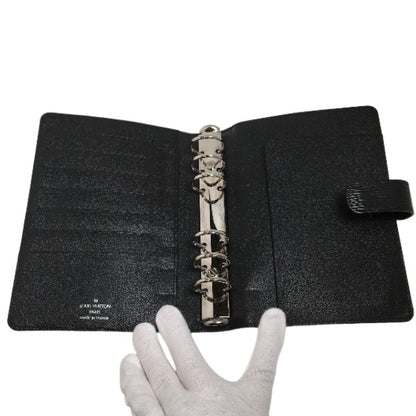 LOUIS VUITTON Notebook cover R20042 Epi Leather Noir System notebook cover Epi Agenda MM mens(Unisex) Used Authentic