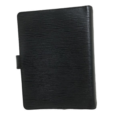 LOUIS VUITTON Notebook cover R20042 Epi Leather Noir System notebook cover Epi Agenda MM mens(Unisex) Used Authentic