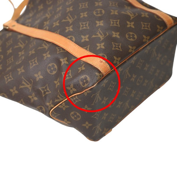 LOUIS VUITTON Tote Bag M51109 Monogram canvas Brown Tote Bag Monogram Sac shopping Women Used Authentic