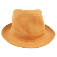 HERMES hat Cotton, Linen Orange(Unisex) Used Authentic