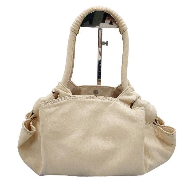 LOEWE Handbag Calfskin beige lightweight Calfskin Women Used Authentic