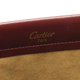 CARTIER Handbag Handbag Trinity Calfskin Bordeaux Women Used Authentic