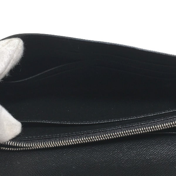 LOUIS VUITTON Long Wallet Purse M60582 Epi Leather Noir Long Wallet Purse Epi Portefeuille Sara Women Used Authentic