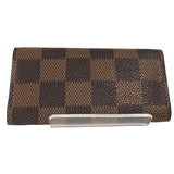 LOUIS VUITTON Key case Key holder  Key case for 4 Key holder Damier Multicles4 Damier canvas N62631 Brown(Unisex) Used Authentic