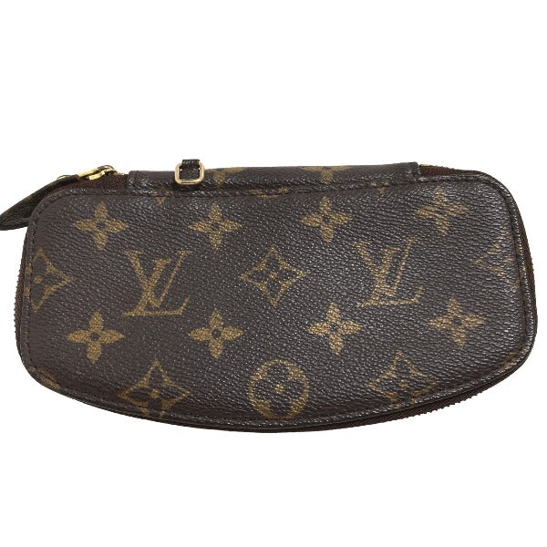 LOUIS VUITTON Pouch M47352 Monogram canvas Brown Jewelry box Monogram posh monte carlo mens Used Authentic