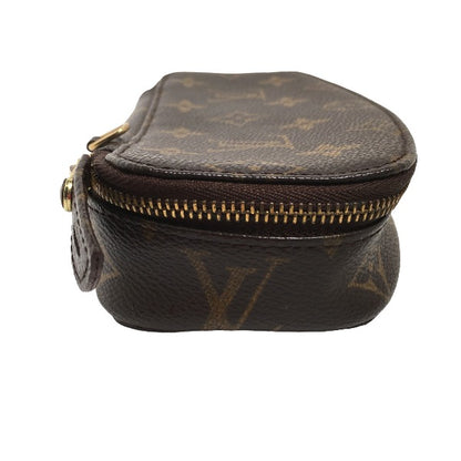 LOUIS VUITTON Pouch M47352 Monogram canvas Brown Jewelry box Monogram posh monte carlo mens Used Authentic