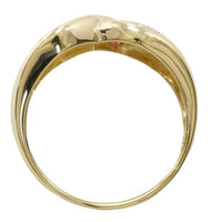 JEWELRY Ring 18K Ruby 0.41ct, Diamond 0.05ct K18 yellow gold Yellow Gold Women Used Authentic