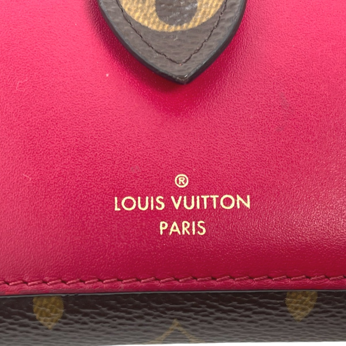 LOUIS VUITTON Bifold Wallet M69433 Monogram canvas Fuchsia Bifold Wallet Monogram Portefeuille Juliet Women Used Authentic