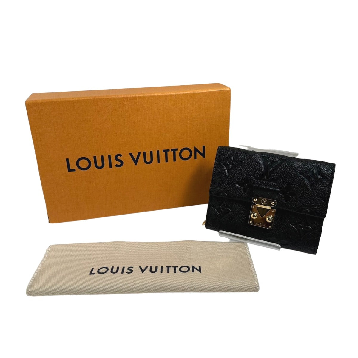 LOUIS VUITTON Tri-fold wallet M80880 Monogram Ann Platt black Tri-fold wallet Ann Platt Portefeuille Metis Women Used Authentic