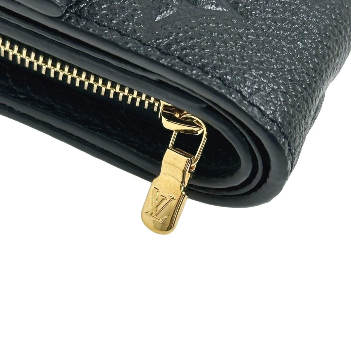 LOUIS VUITTON Tri-fold wallet M80880 Monogram Ann Platt black Tri-fold wallet Ann Platt Portefeuille Metis Women Used Authentic