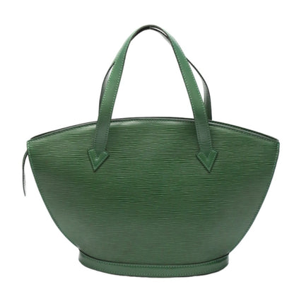 LOUIS VUITTON Tote Bag M52274 Epi Leather Green Tote Bag Epi Sun jack Women Used Authentic