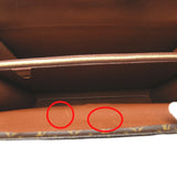 LOUIS VUITTON Briefcase Business bag Monogram Cerviet Fermoire Monogram canvas M53305 Brown Used Authentic