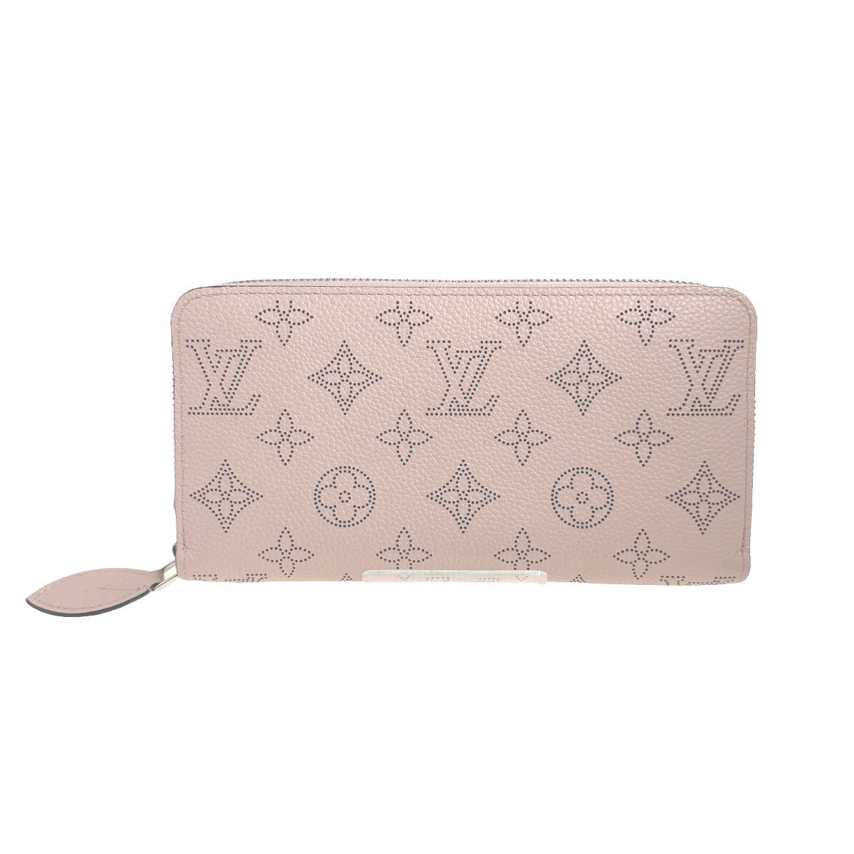 LOUIS VUITTON Long Wallet Purse M61868 Monogram Mahina Magnolia Long Wallet Purse Mahina Zippy wallet Women Used Authentic