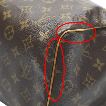 LOUIS VUITTON Handbag M41528 Monogram canvas Brown Mini Boston Monogram Speedy 25 Women Used Authentic