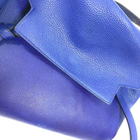 CELINE Shoulder Bag Bag 2WAY bag Shoulder bag Handbag Belt bag leather blue Women Used Authentic