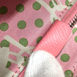 HERMES Long Wallet Purse Zip Around Silk in Azap Long Epsom pink Women Used Authentic