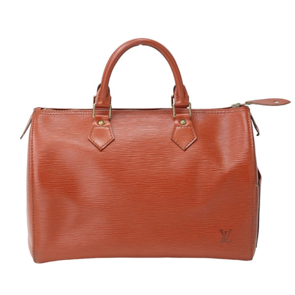 LOUIS VUITTON Handbag Mini Boston Epi Speedy 30 Epi Leather M43003 Kenya Brown Women Used Authentic