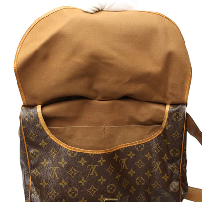 LOUIS VUITTON Shoulder Bag M42254 Monogram canvas Monogram canvas, leather Brown Samuel 35 Monogram Women Used Authentic