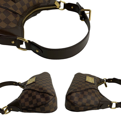 LOUIS VUITTON Shoulder Bag leather Brown Damier Thames PM