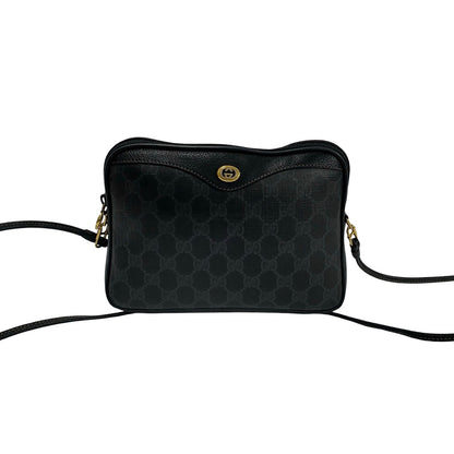 GUCCI Shoulder Bag leather black