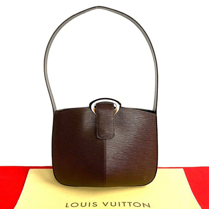 LOUIS VUITTON Shoulder Bag leather Brown Epi Revli