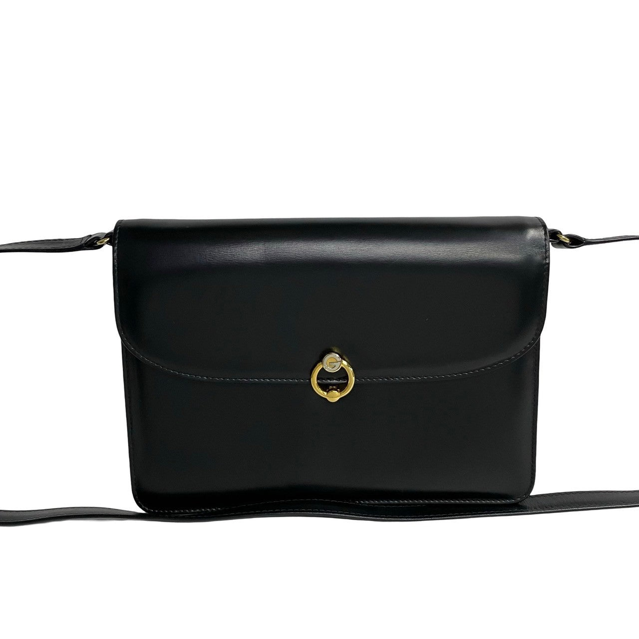 GUCCI Shoulder Bag leather black