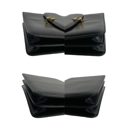 GUCCI Shoulder Bag leather black