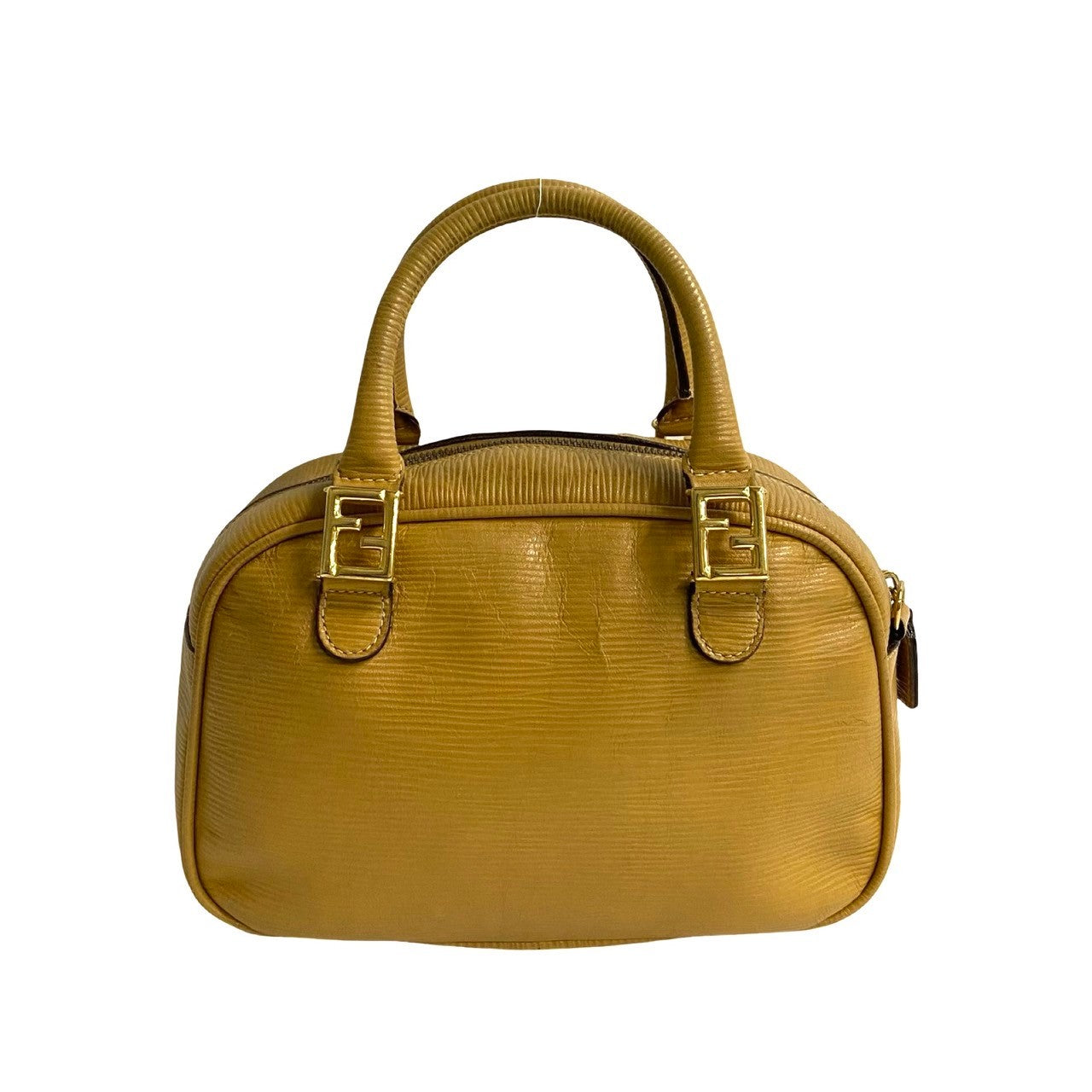 FENDI Handbag leather beige