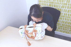 LOUIS VUITTON M00489 bandeau christmas vivienne Scarf silk multicolor –  Japan second hand luxury bags online supplier Arigatou Share Japan
