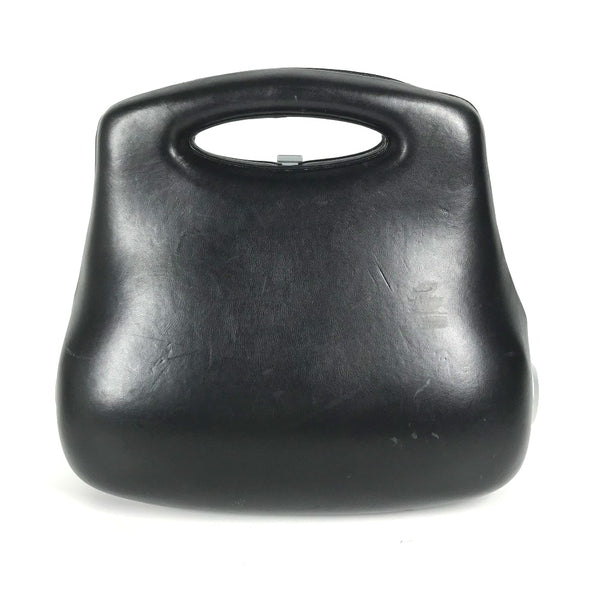 CHANEL Handbag Bag Hip bag leather black Women Used Authentic