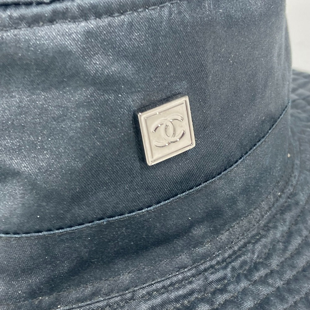 CHANEL hat Cotton, Polyamide Black type Sports CC COCO Mark logo S