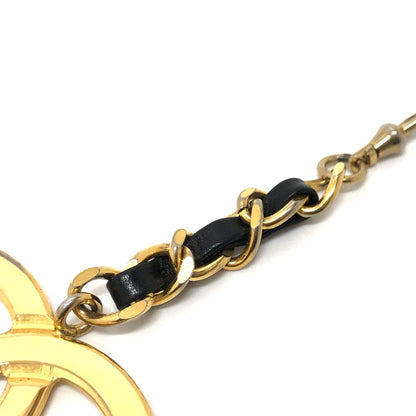 CHANEL charm Gold Plated gold Big COCO Mark Women Used Authentic