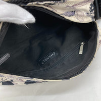 CHANEL Shoulder Bag Bag Crossbody Pochette Airline canvas black Women Used Authentic