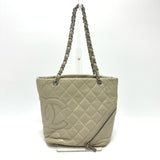 CHANEL Shoulder Bag chain bag Cambon Line Cotton Club CC COCO Mark leather A34317 white Women Used Authentic
