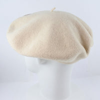 CHANEL Other hats beret wool White Women Used Authentic