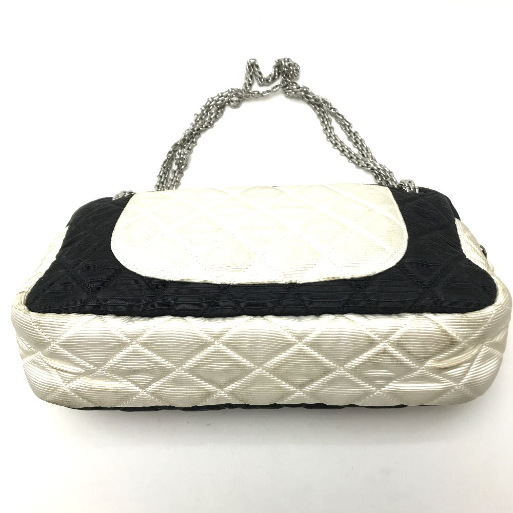 CHANEL Shoulder Bag canvas black quilting By color Women Used Authentic