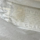 CHANEL Tote Bag shoulder bag window line logo canvas black Women Used Authentic