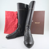 BALLY boots Knee-high boots Calfskin 3490432 Brown Women Used Authentic
