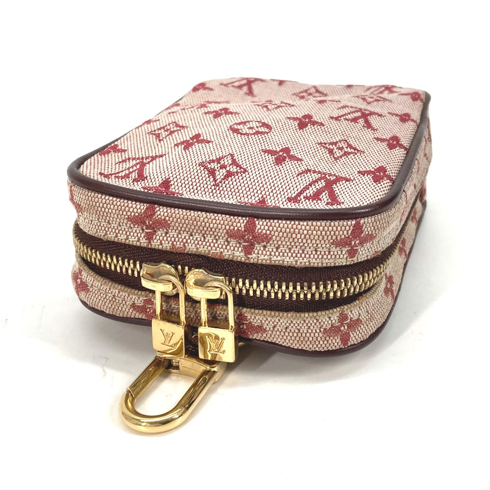 LOUIS VUITTON Pouch M60001  Monogram mini canvas Red Monogram mini US Digital Women Used Authentic