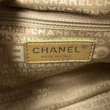 CHANEL Boston Duffel bag Shoulder bag Boston bag Bag COCO Mark Bolt leather beige Women Used Authentic