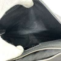 FENDI Shoulder Bag Pochette Celeria Flat Bucket leather 7VA524 black Women Used Authentic
