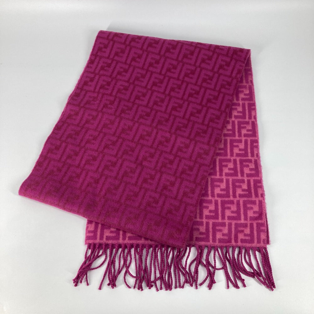 FENDI Scarf FXT416 Wool / cashmere pink Zucca