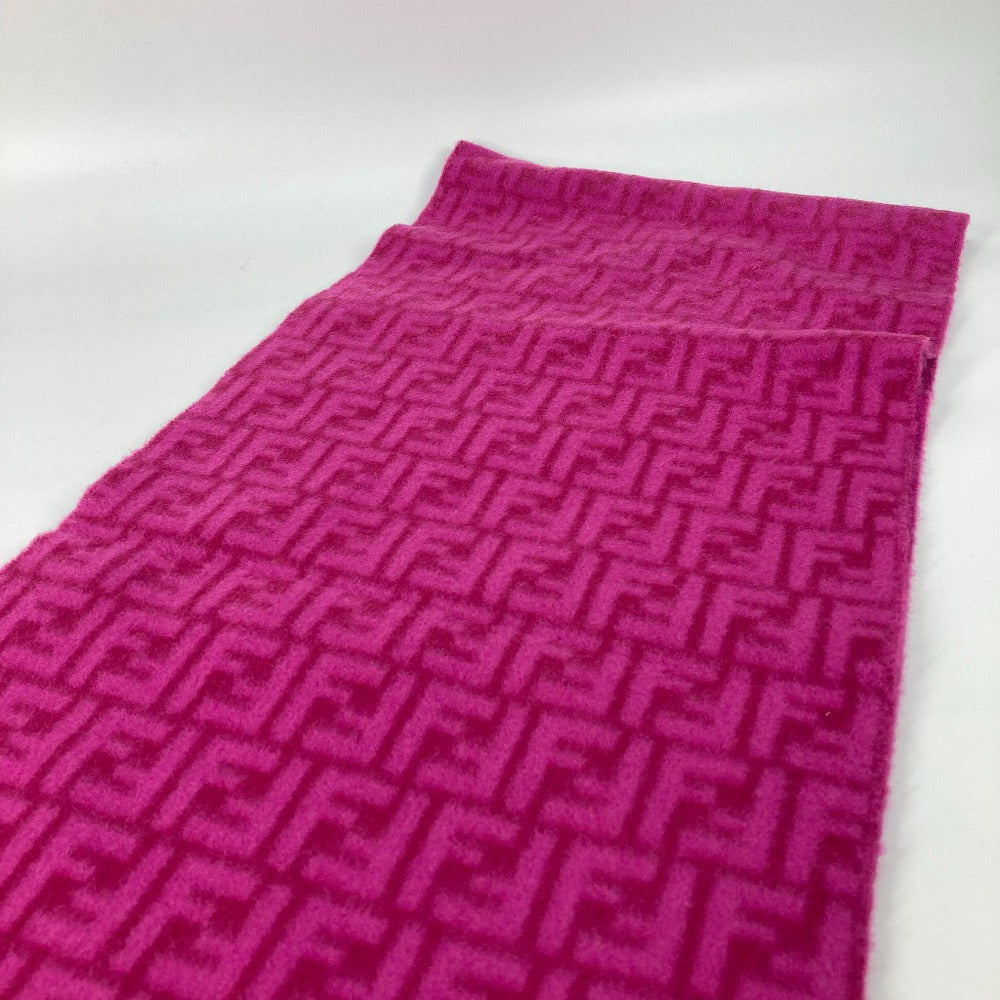 FENDI Scarf FXT416 Wool / cashmere pink Zucca